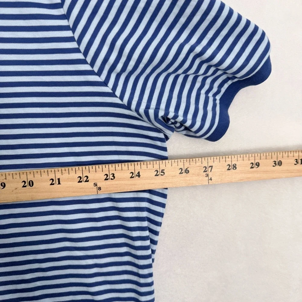 Polo Ralph Lauren Polo Shirt Mens XL Blue Stripe Classic Fit Pony